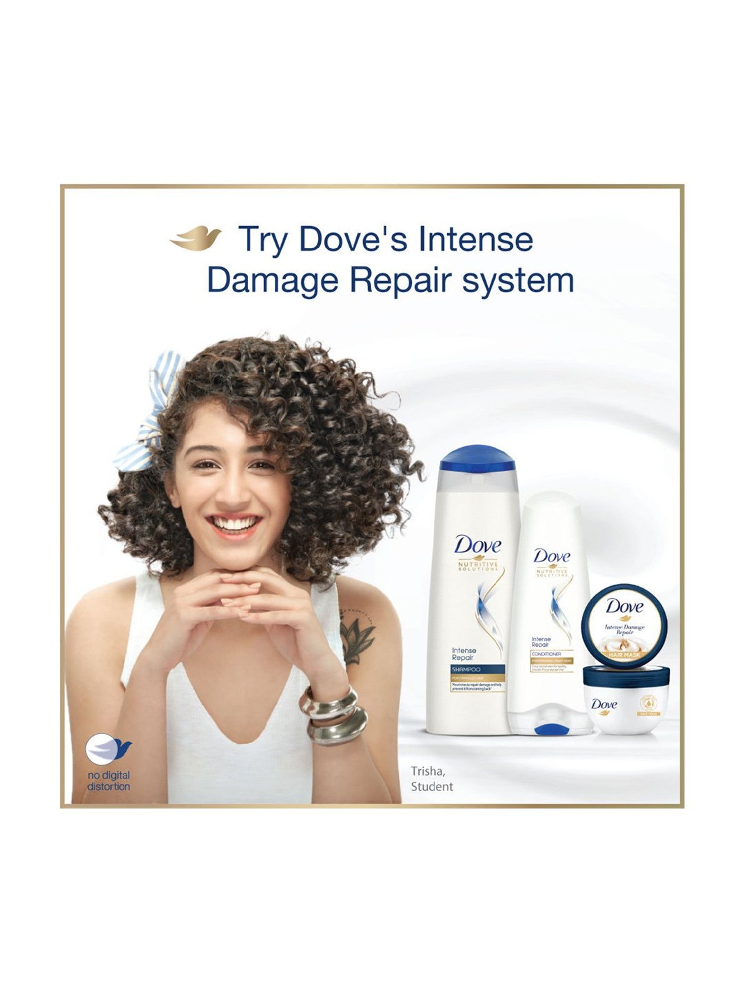 Dove Intense Repair Shampoo - 1000 ml