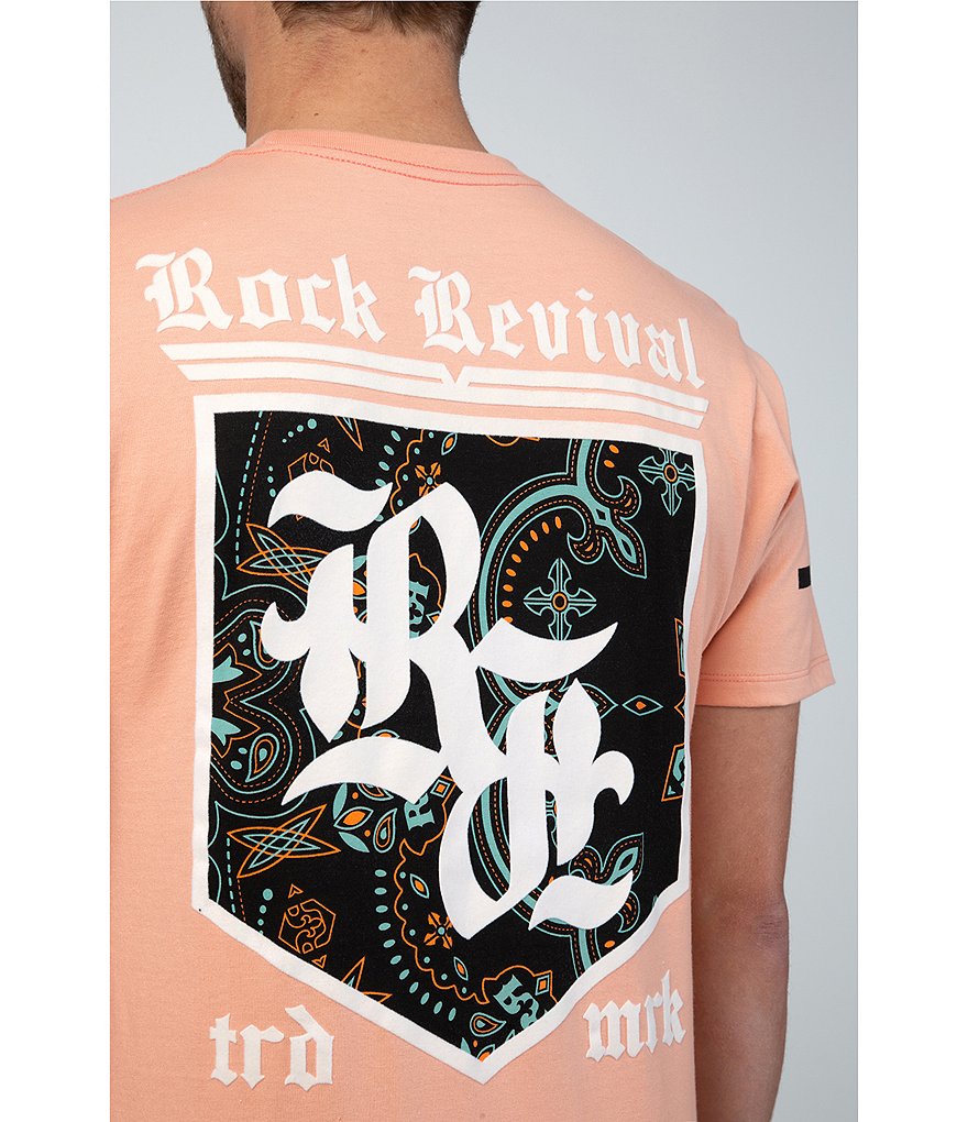 Rock Revival Paisley Back Short-Sleeve T-Shirt