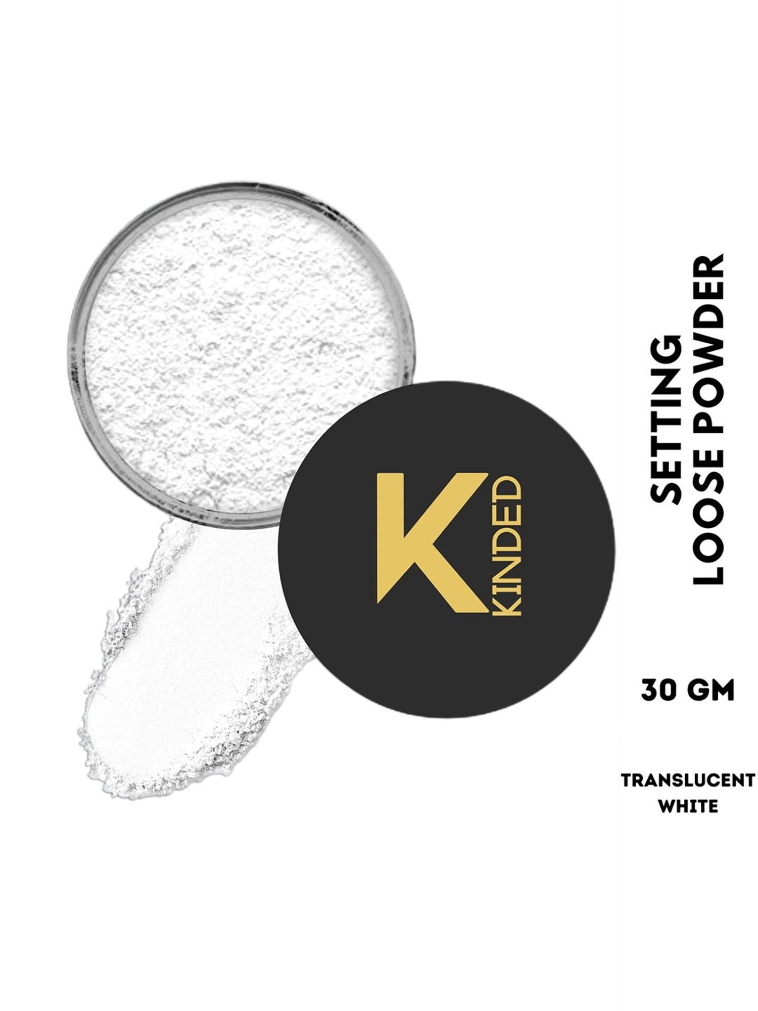 KINDED Setting Loose Powder Translucent White - 30 gm