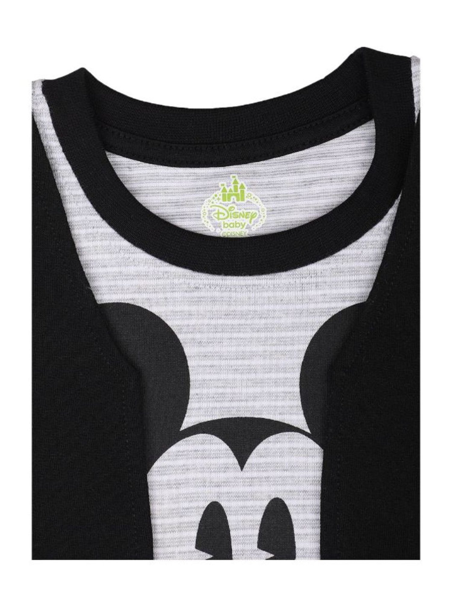 Bodycare Kids Black & Grey Mickey & Friends Printed T-Shirt with Pants
