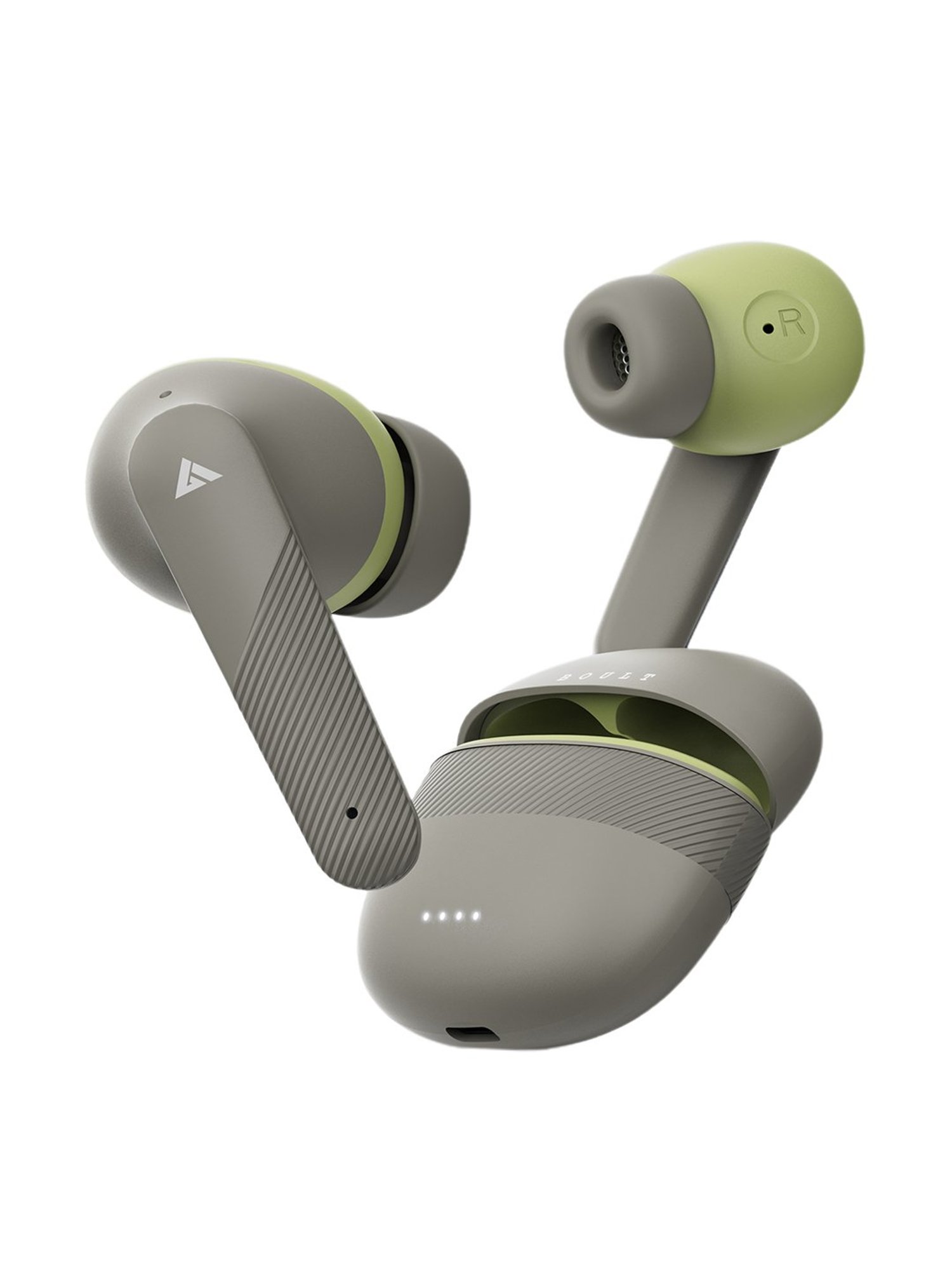 Boult Audio Airbass Z35 TWS Bluetooth 5.3 Earbuds with 32H Playtime (Pista Green)