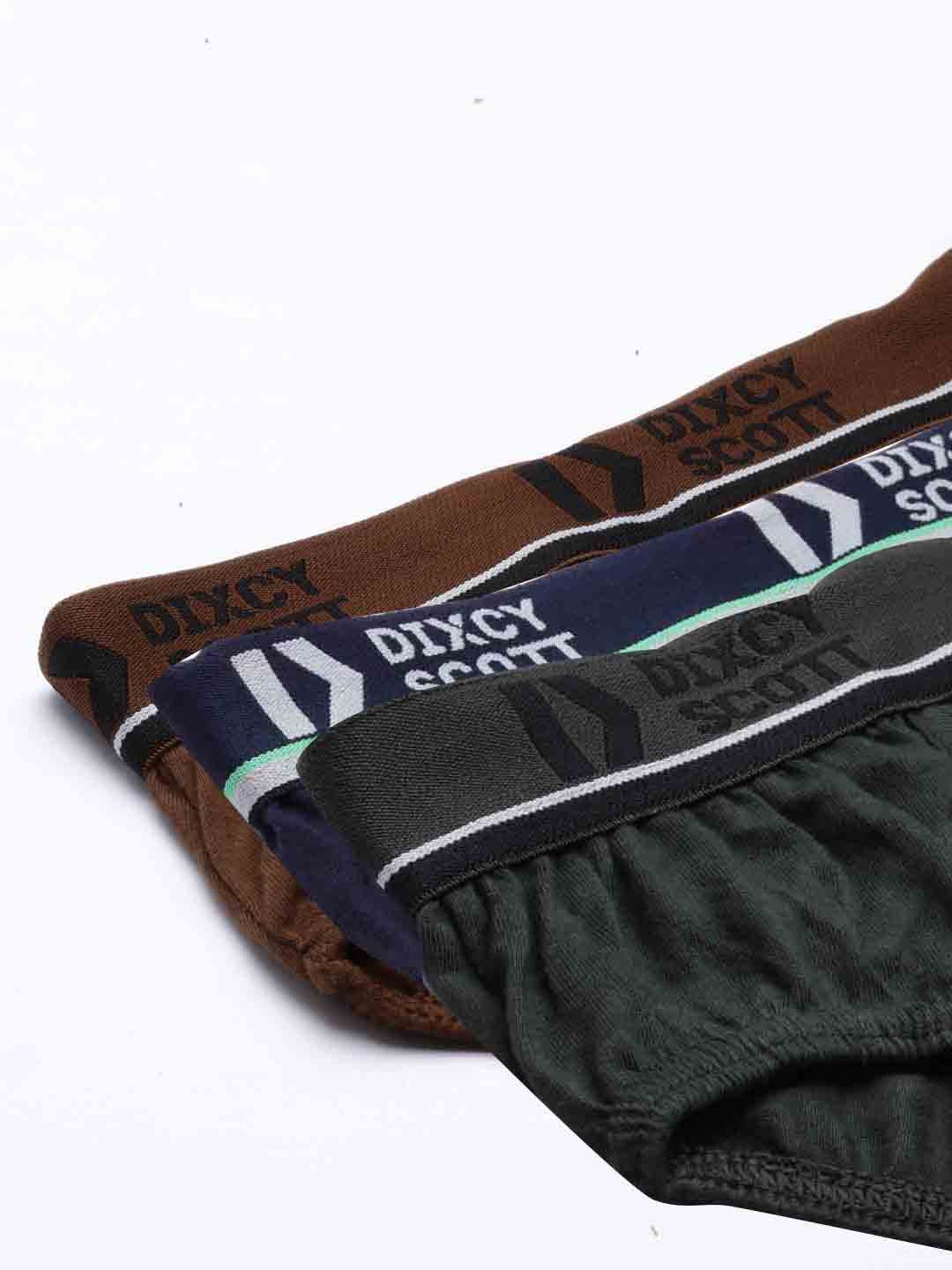 Dixcy Scott Originals Multicolor Cotton Briefs - Pack of 3