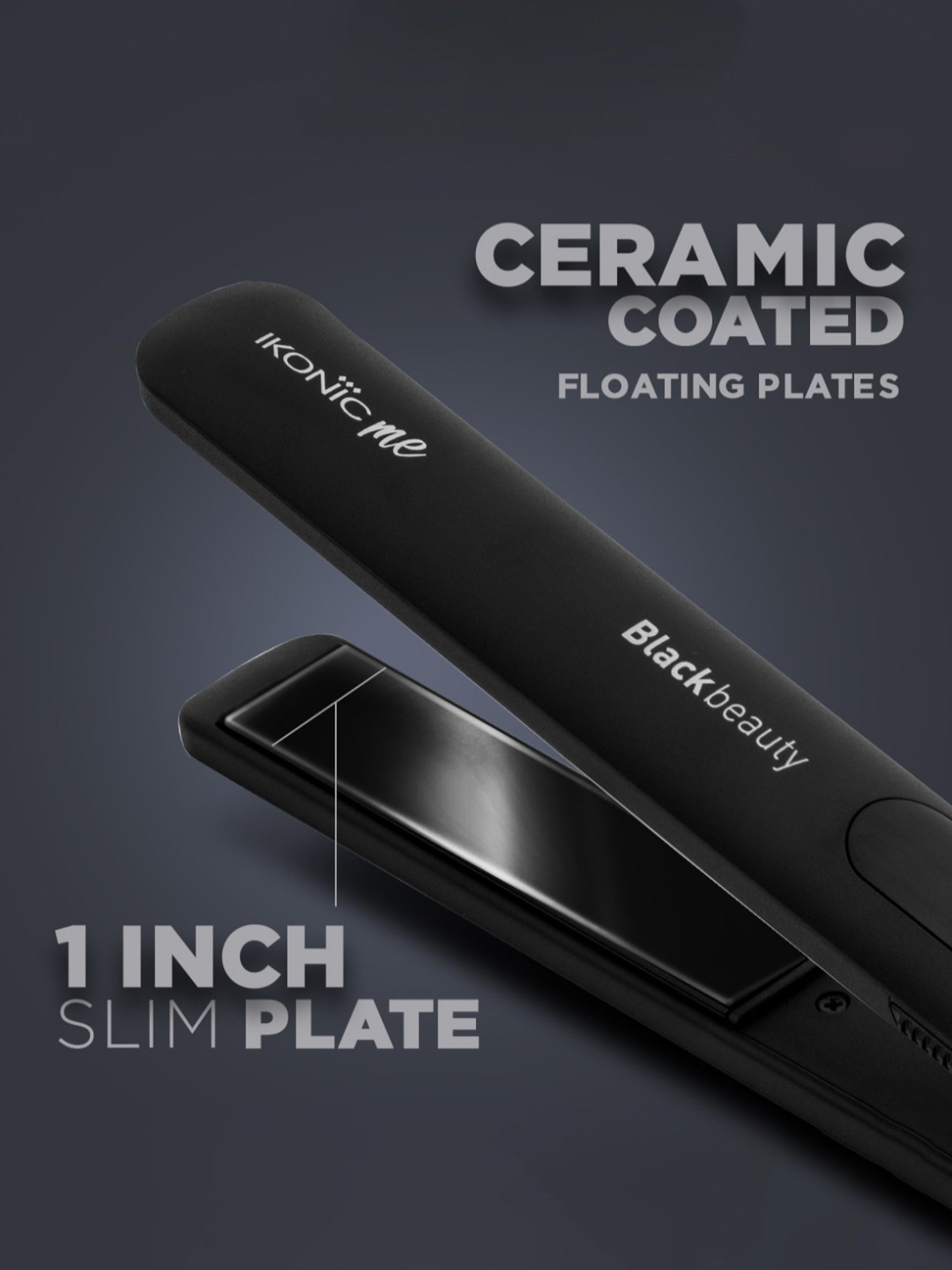 Ikonic Me Black Beauty Hair Straightener