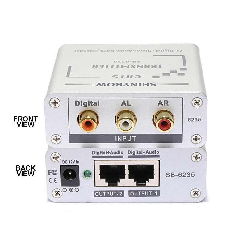 SB6235T Cat5 Composite Video Digital amp Stereo Audio Transmitter