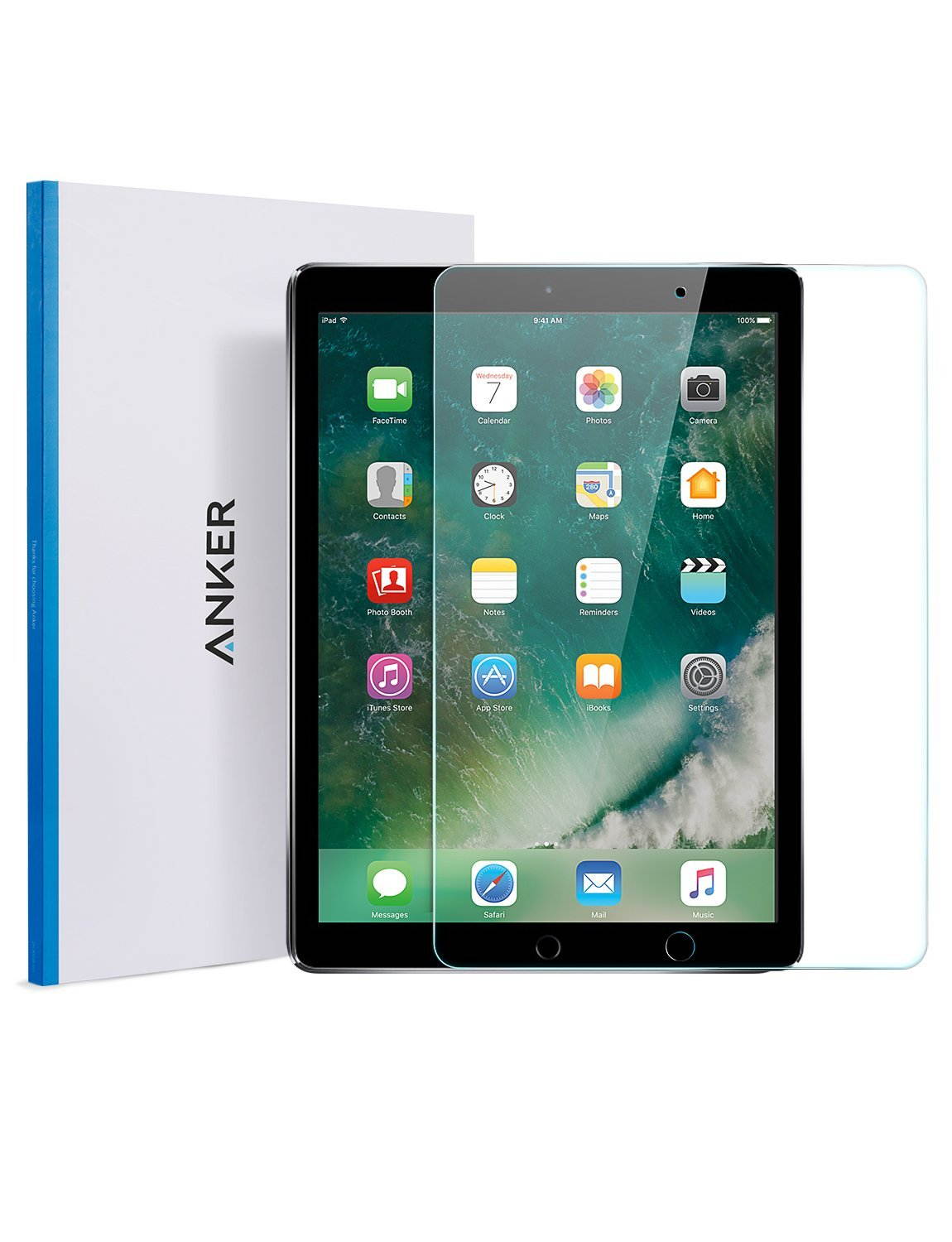 Anker iPad Pro (12.9") Premium Tempered-Glass Screen Protector for Apple iPad Pro 12.9-inch (NEW 2017) [Double Defense]