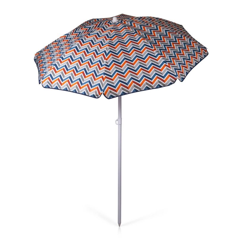Picnic Time 5.5'  Beach Stick Umbrella - multi