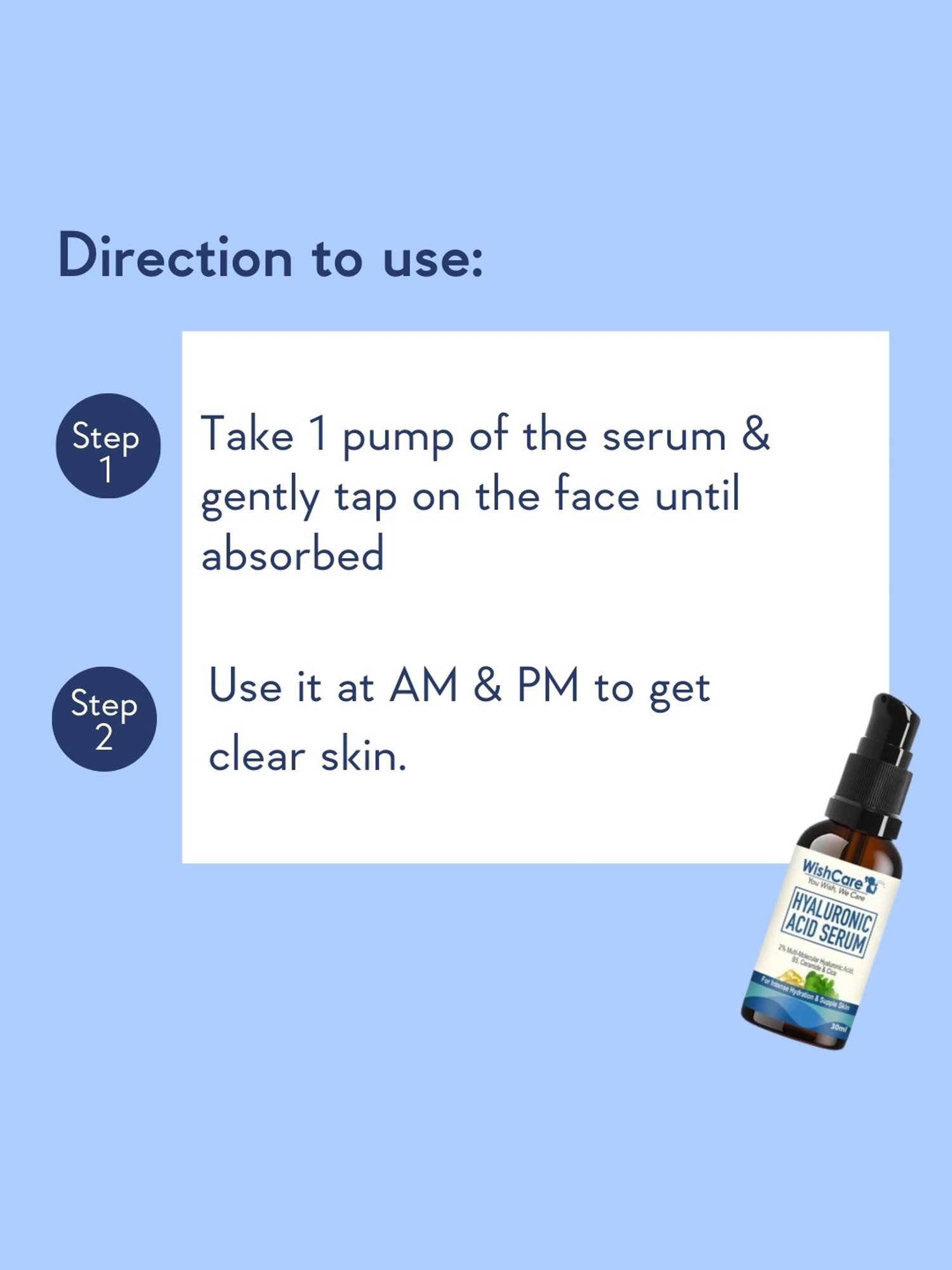 Wishcare Hyaluronic Acid Serum - 30 ml