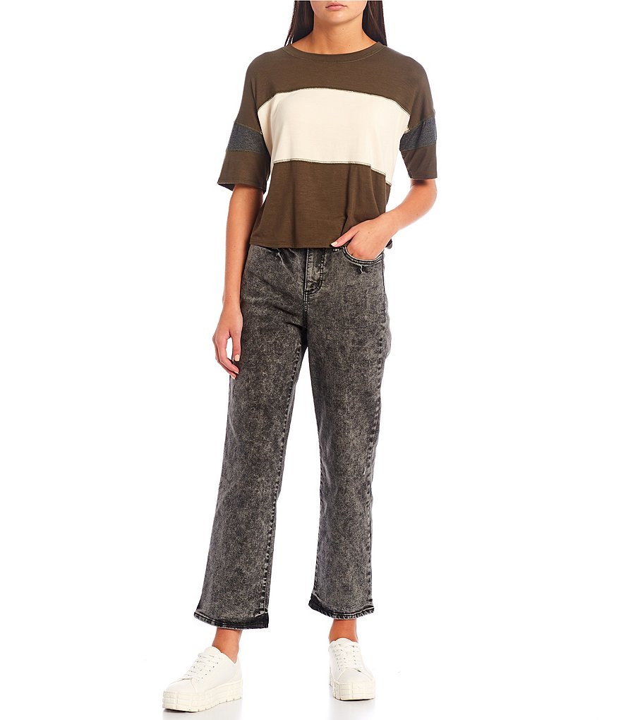 Silver Jeans Co. Highly Desirable Raw Edge Straight Jeans