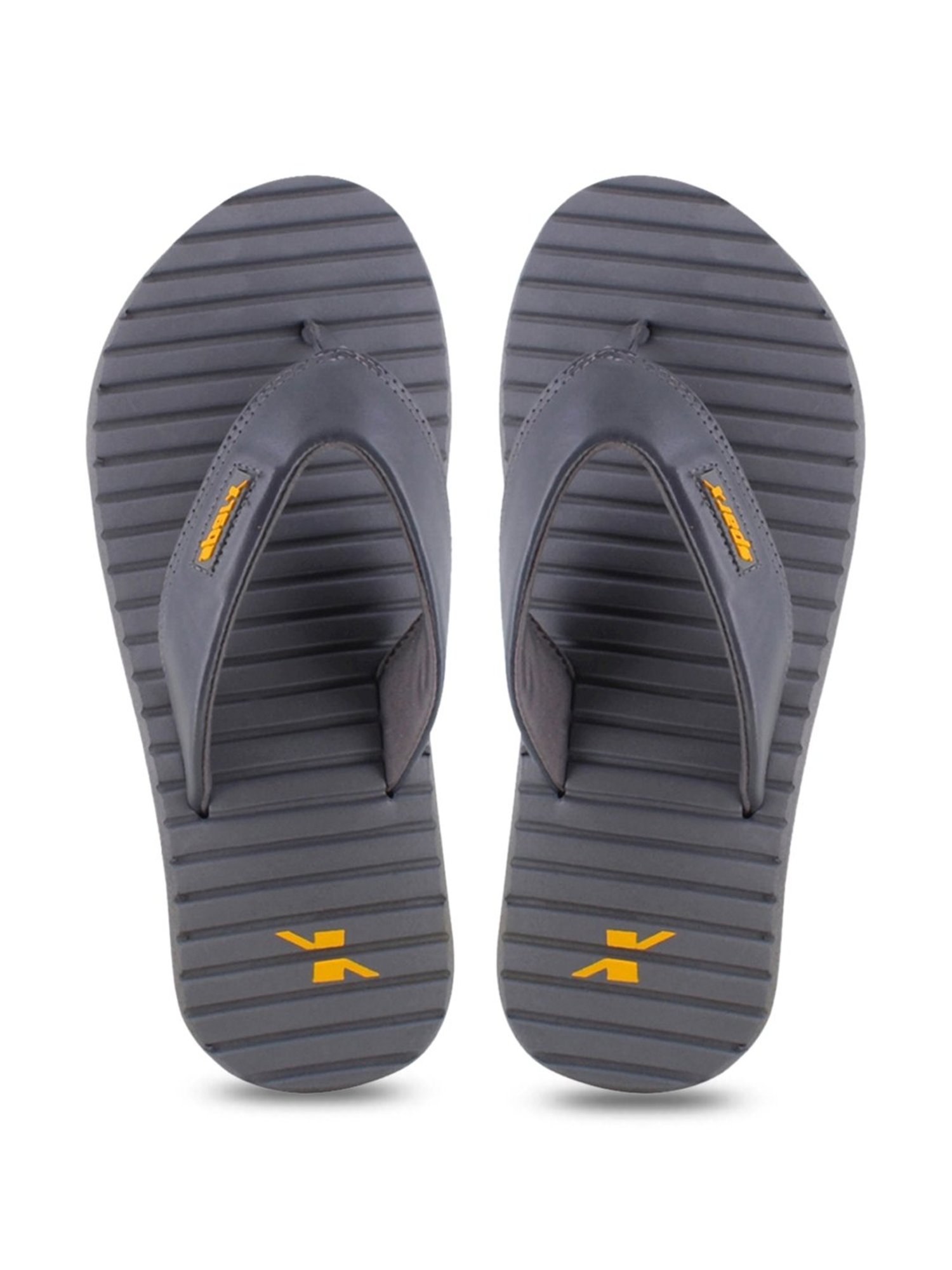 Sparx Men's Grey Flip Flops