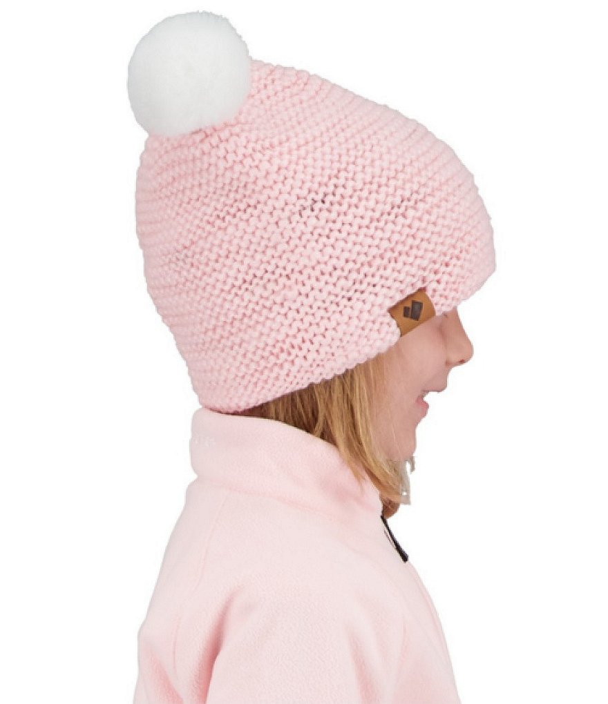 Obermeyer Little/Big Girls Glen Faux-Fur Pom-Pom Beanie