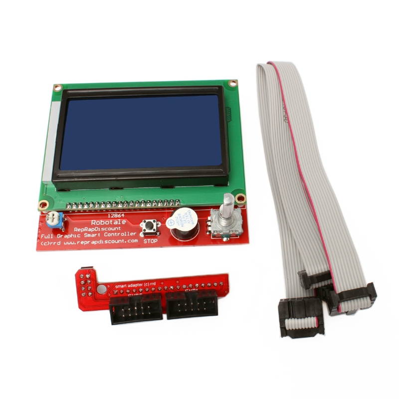 Smart Parts RAMPS 1.4 Controller Control Panel LCD 12864 Display Monitor Motherboard Blue Screen Module