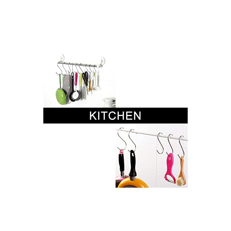 25PCS Scarf Apparel Punch Cup Bowl Kitchen S Shaped Silver Tone Hanging Hooks