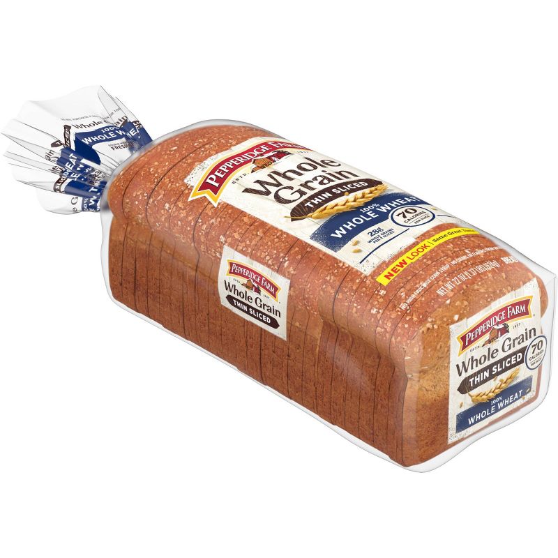 Pepperidge Farm 100% Whole Wheat Thin Sliced Bread - 22oz