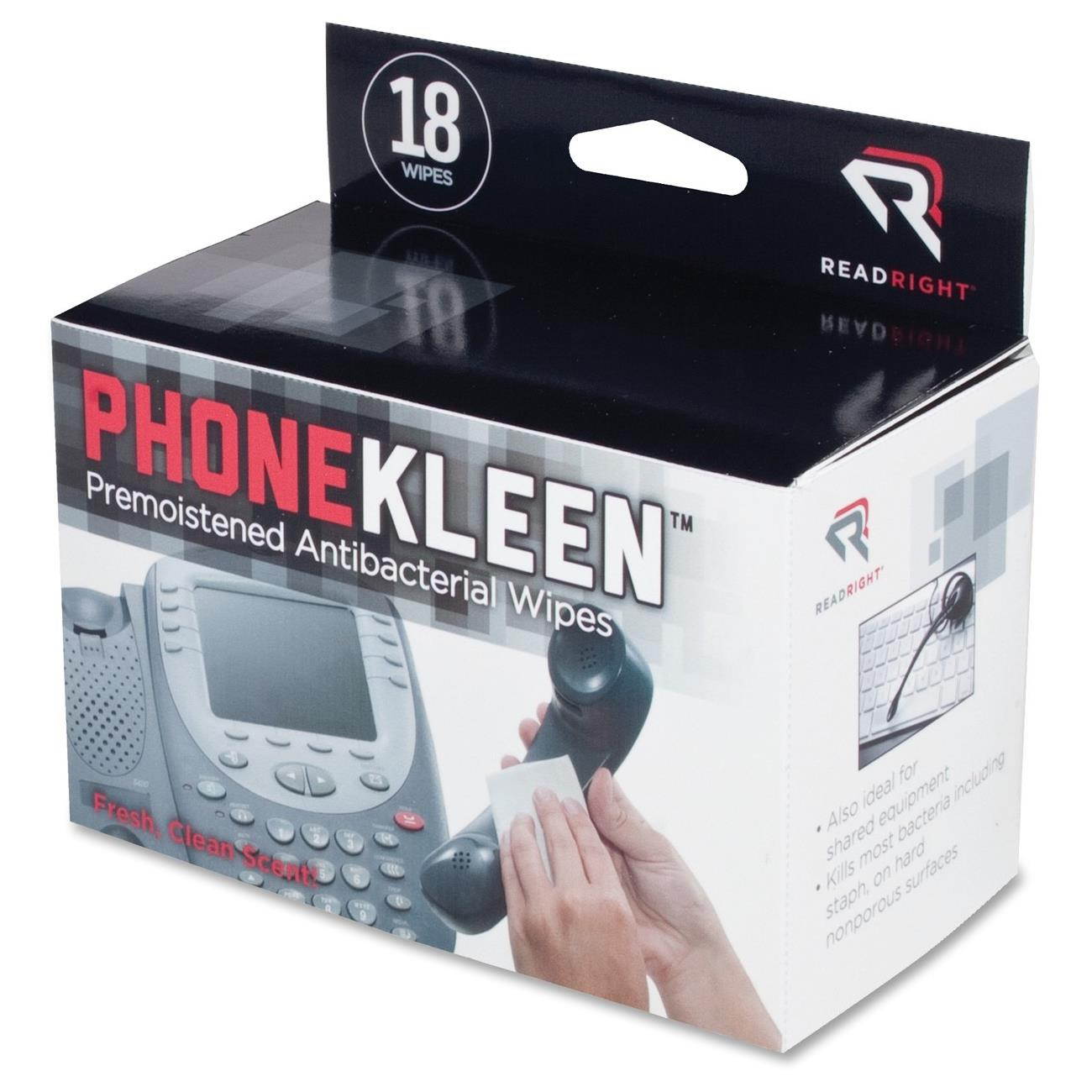 Read Right PhoneKleen Cleaning Wipes