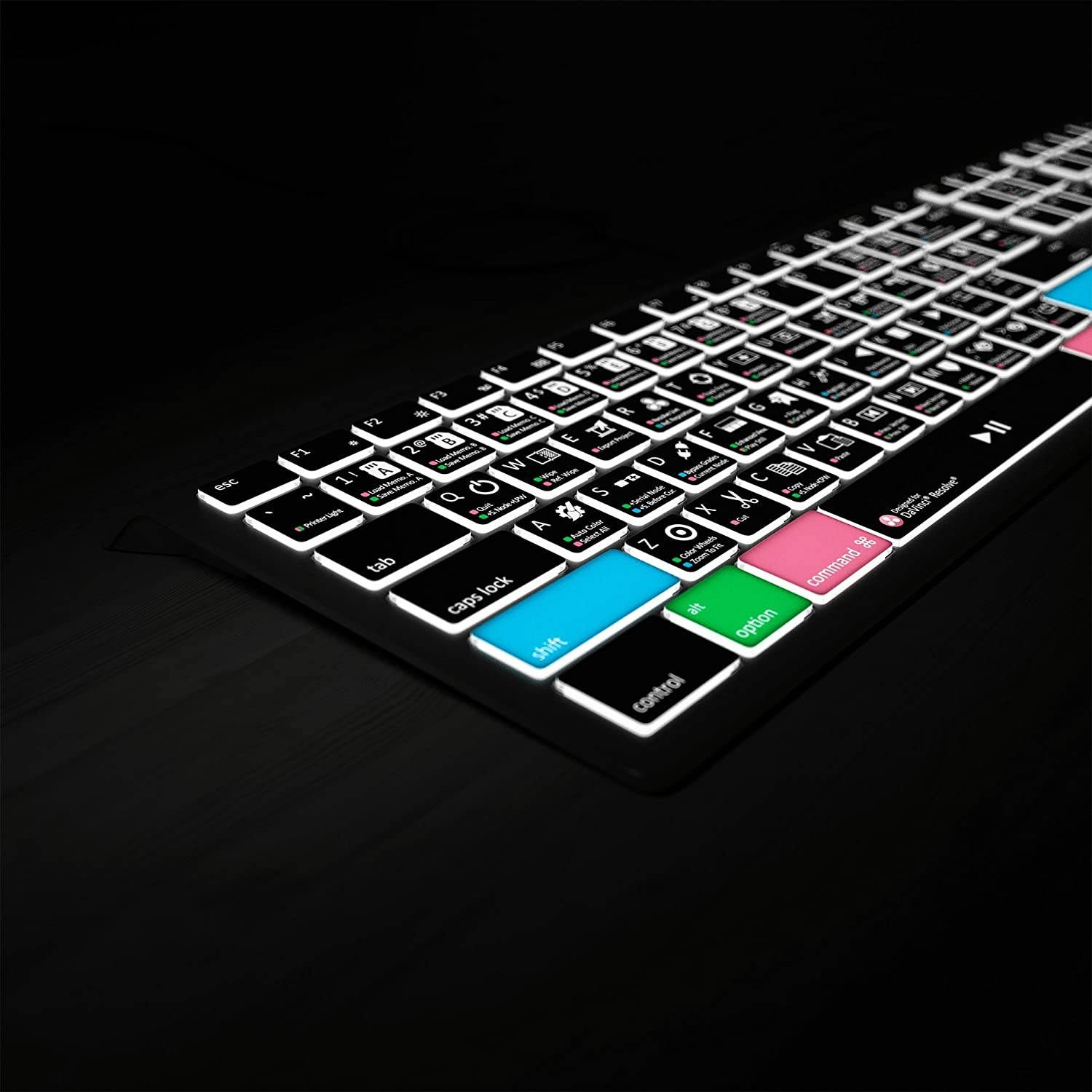 Davinci Resolve Keyboard 15 | Mac Shortcut Keyboard | Compatible with Apple Macs