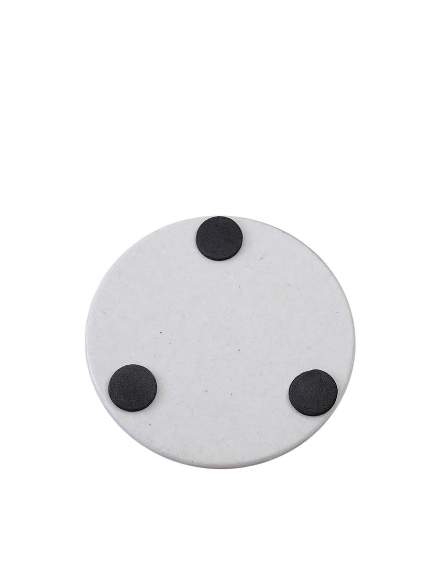 Karo Tapi Printed Multicolor Wood Coasters - Set of 6