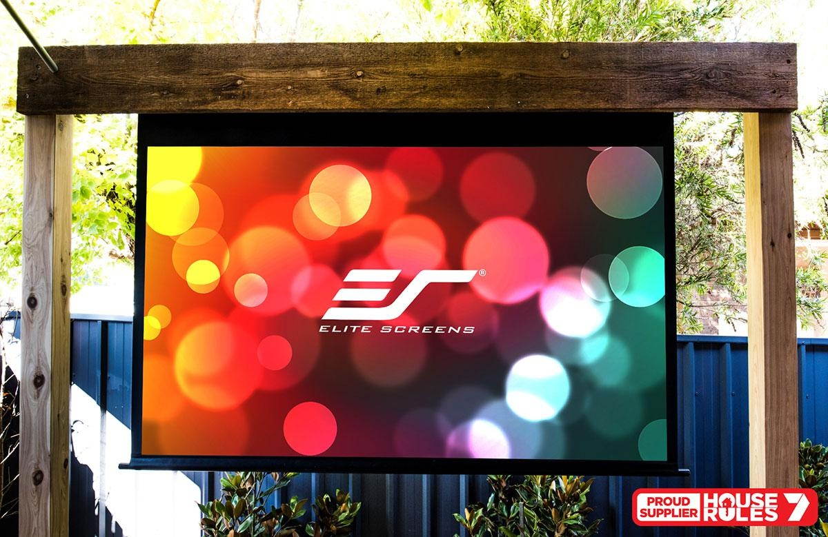 Elite Screens Spectrum ELECTRIC180V Electric Projection Screen - 180" - 4:3 - Wall/Ceiling Mount