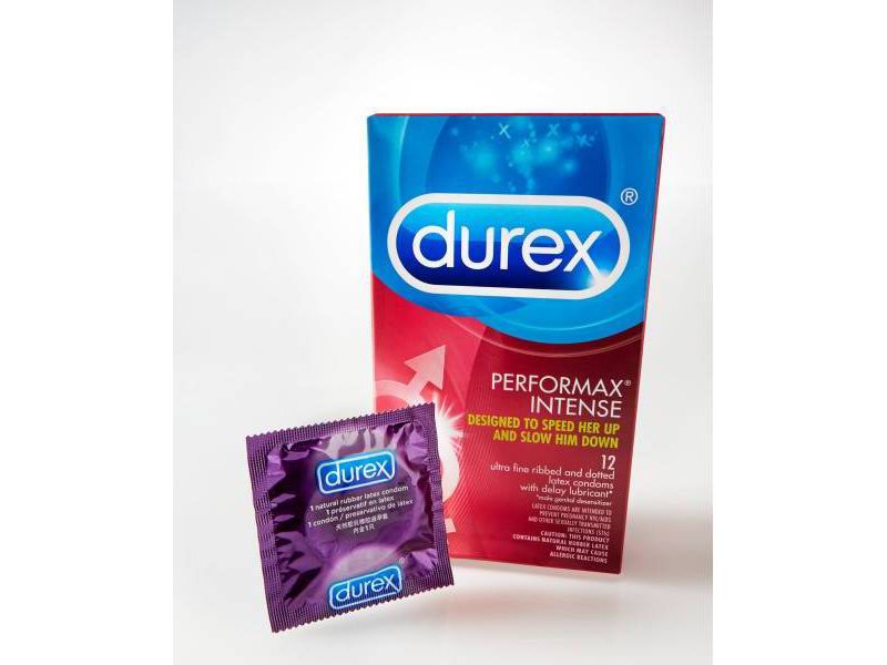 Durex Performax Intense Ultra Thin Lube Condoms - 12ct