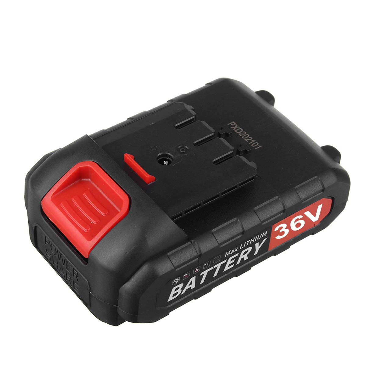 Doersupp 24V 6 Inch Cordless Electric Chain Saw Wood Cutter 550W One-Hand Saws Woodworking Machine W/ 1pc Battery-US Plug/Black