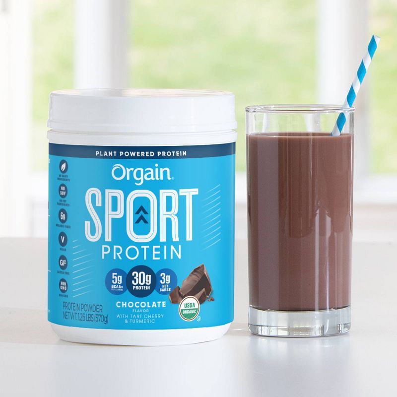 Orgain Organic Sport 30g Protein Powder - Chocolate - 20.16oz