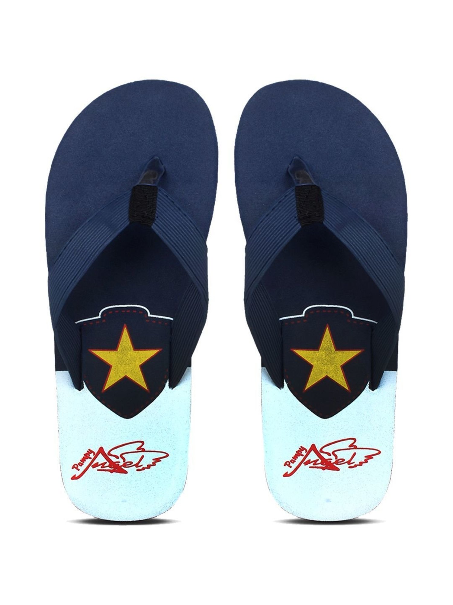Pampy Angel Men's Navy Flip Flops