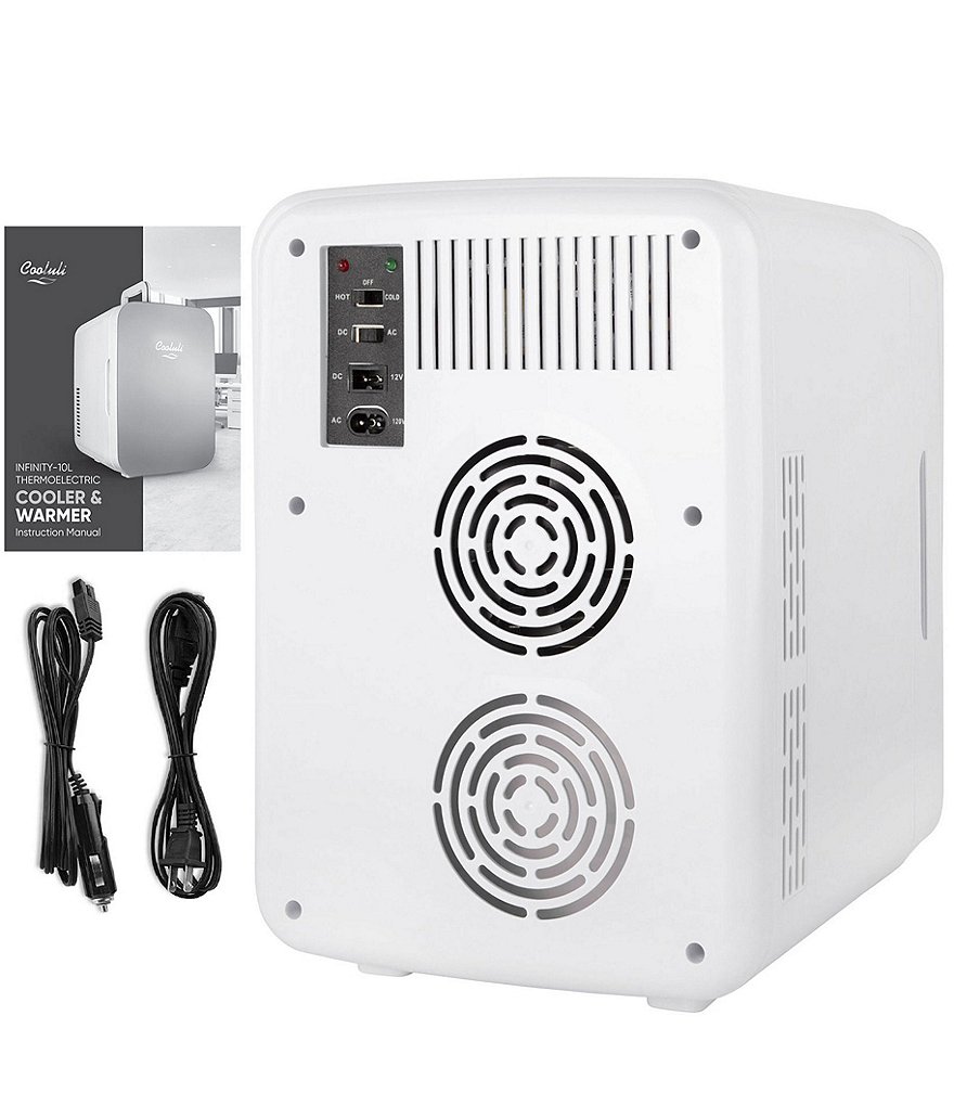Cooluli Infinity White 10 Liter Mini Fridge