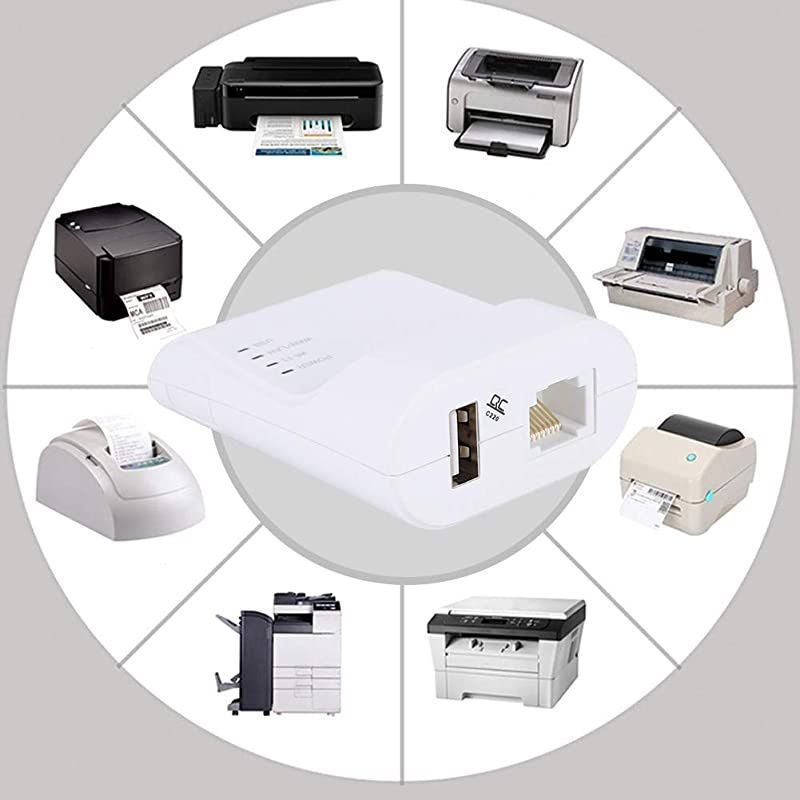 LevelOne FPS-1033 Print Server with Multi-Port - 1 x 10/100Base-TX Network, 2 x USB 2.0, 1 x Parallel - 100Mbps (FPS-1033 )