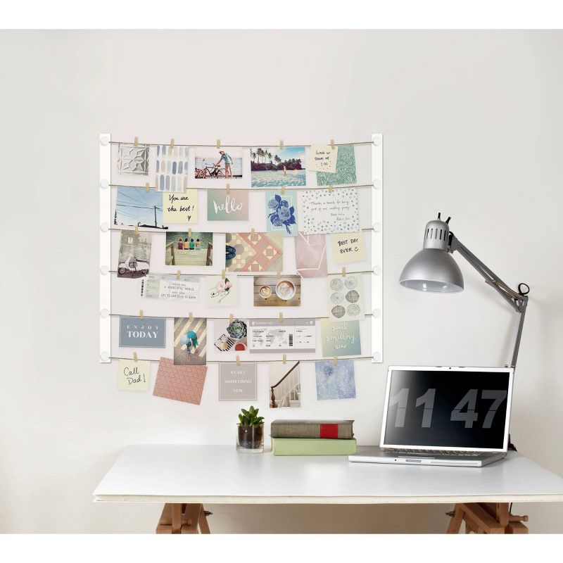 Hangup Photo Display Clips White - Umbra