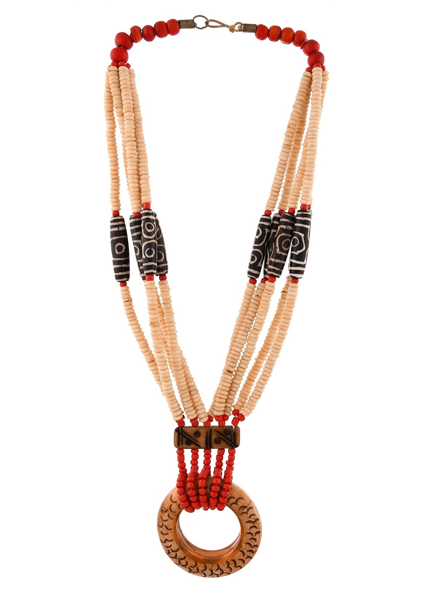 Imli Street Multicolour Long Beaded Handcrafted Necklace