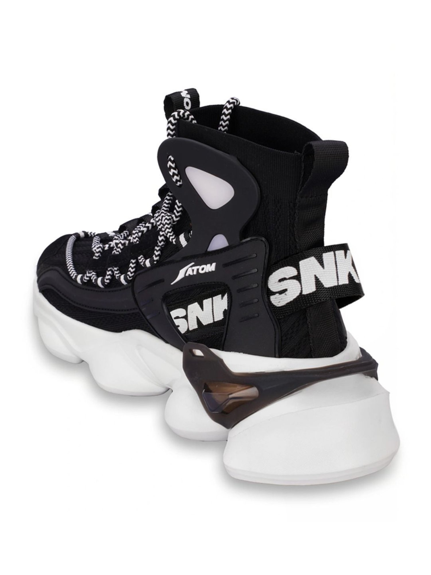 Atom Men's Gansta1 Black Running Shoes