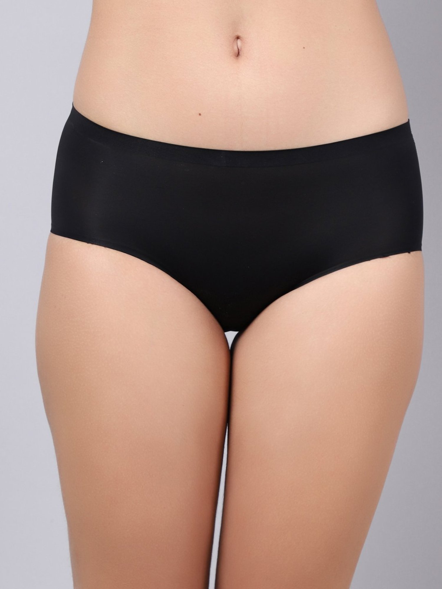 Erotissch Black Seamless Bikini Panty