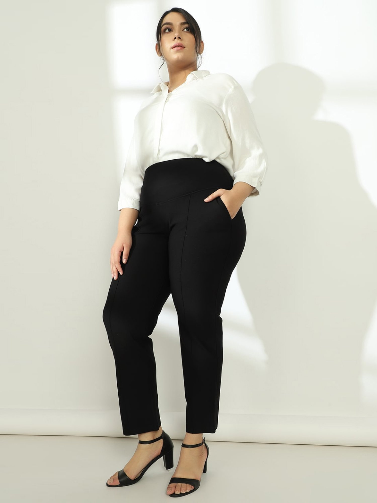 Amydus Black High Rise Pants