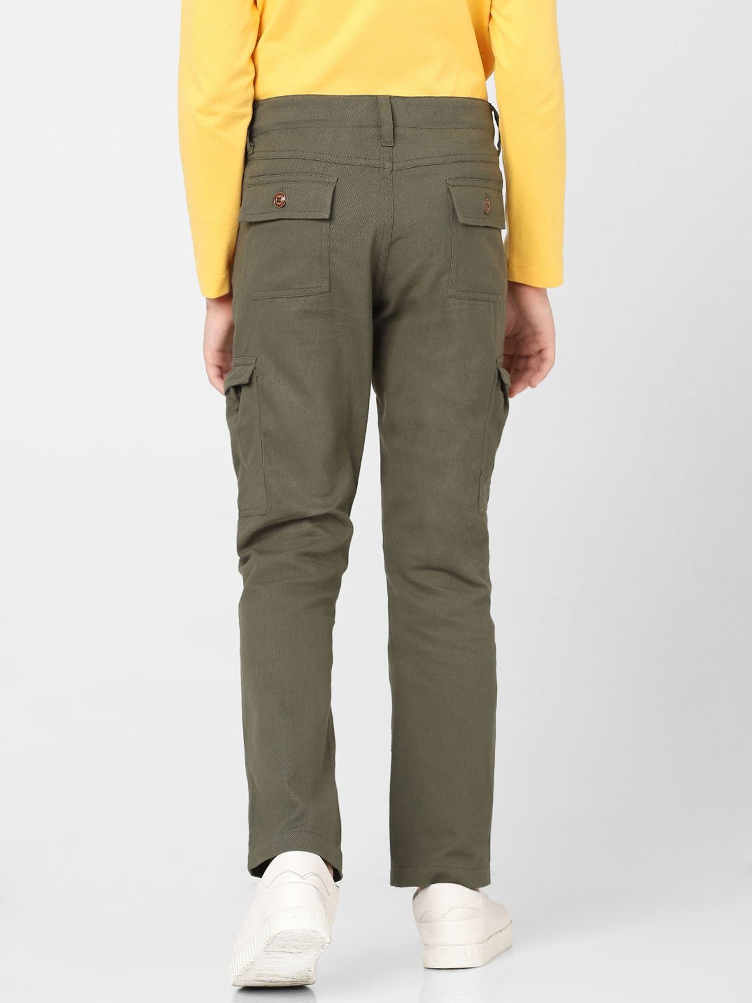 Jack & Jones Junior Olive Solid Pants