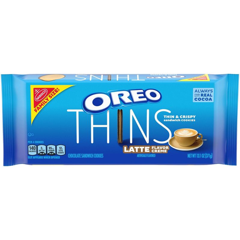 Oreo Thins Latte Family Size - 13.1oz