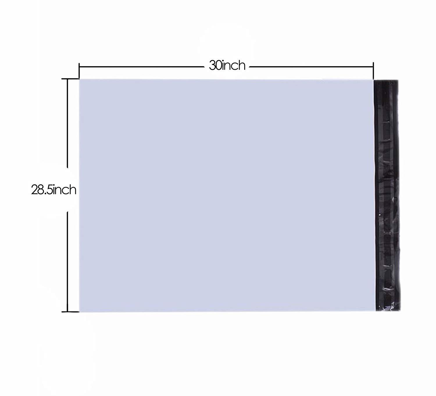 23.5x30 Jumbo Poly Mailers Envelopes Bags with Self-Sealing Strip White Shipping Bags (10 Pack)