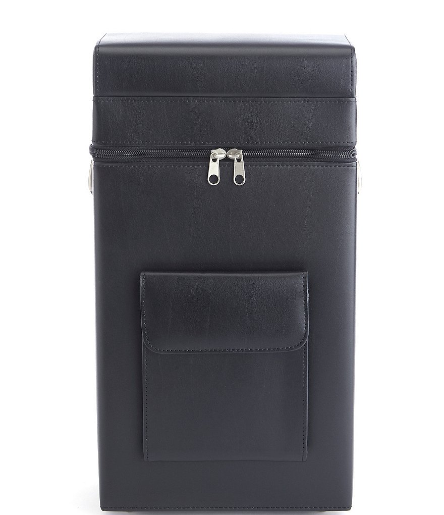 ROYCE New York Leather Connoisseur Wine Carrier