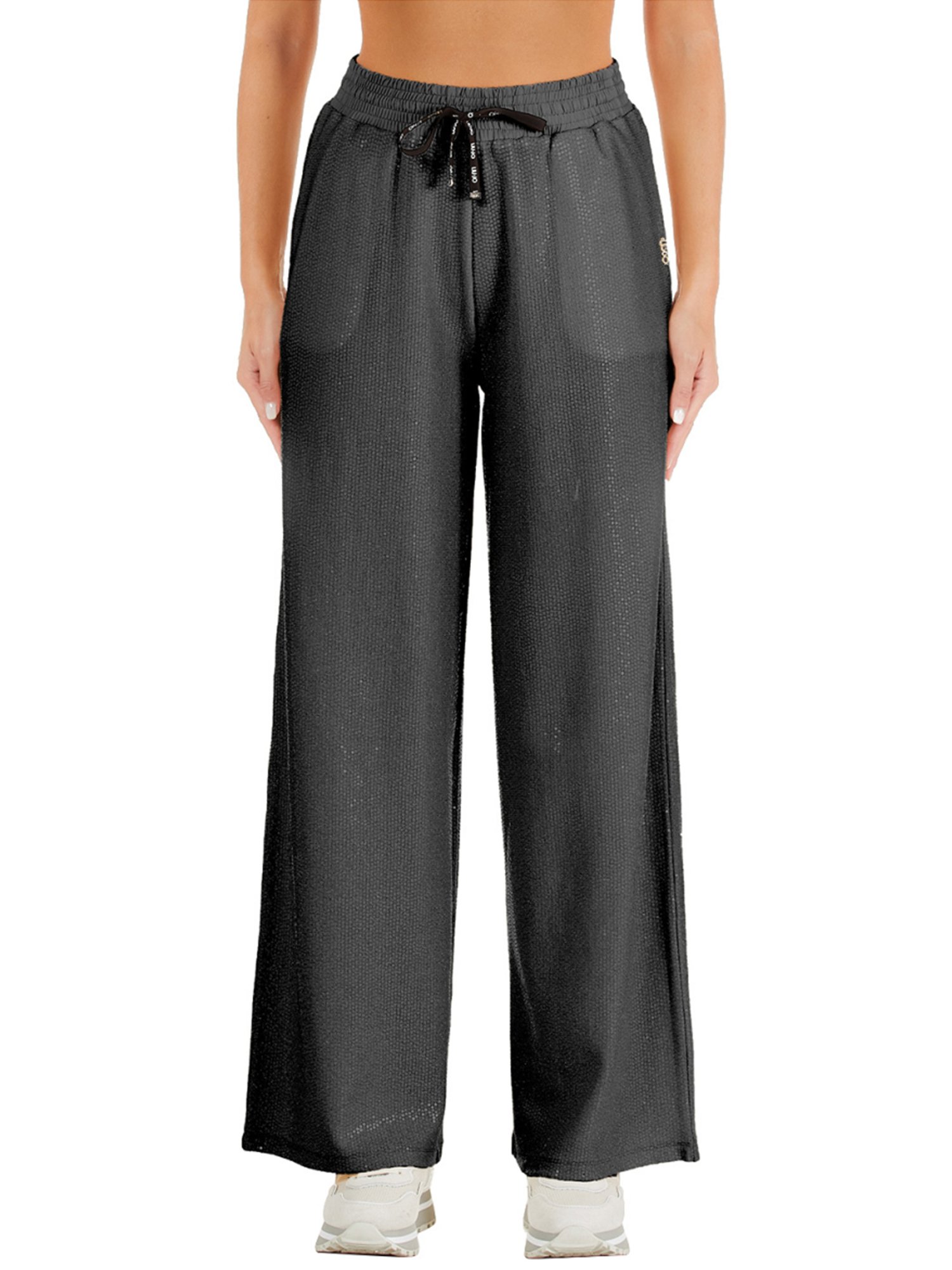 Liu Jo Nero Regular Fit Drawstring Trousers