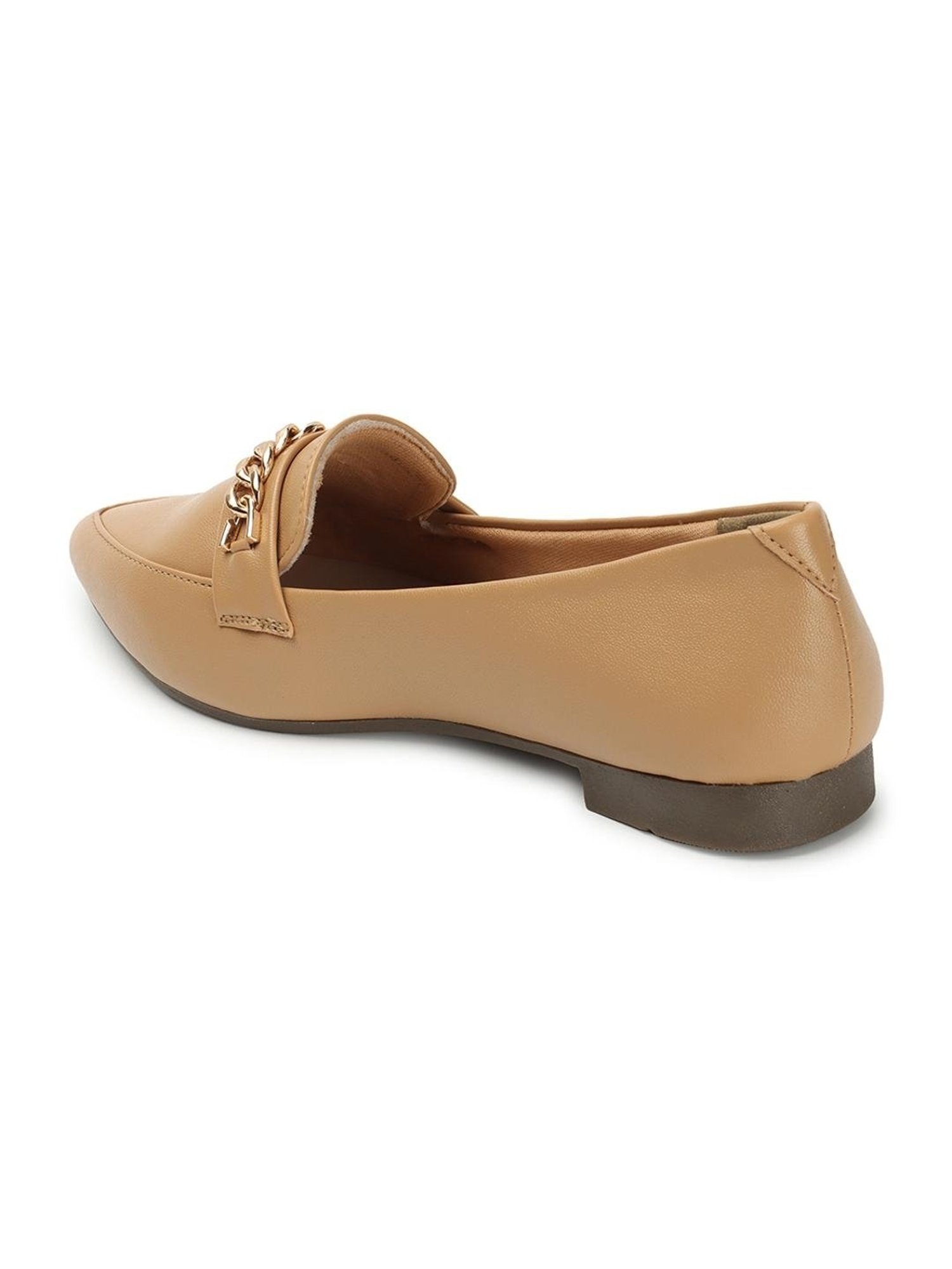 Elle Women's Beige Casual Loafers