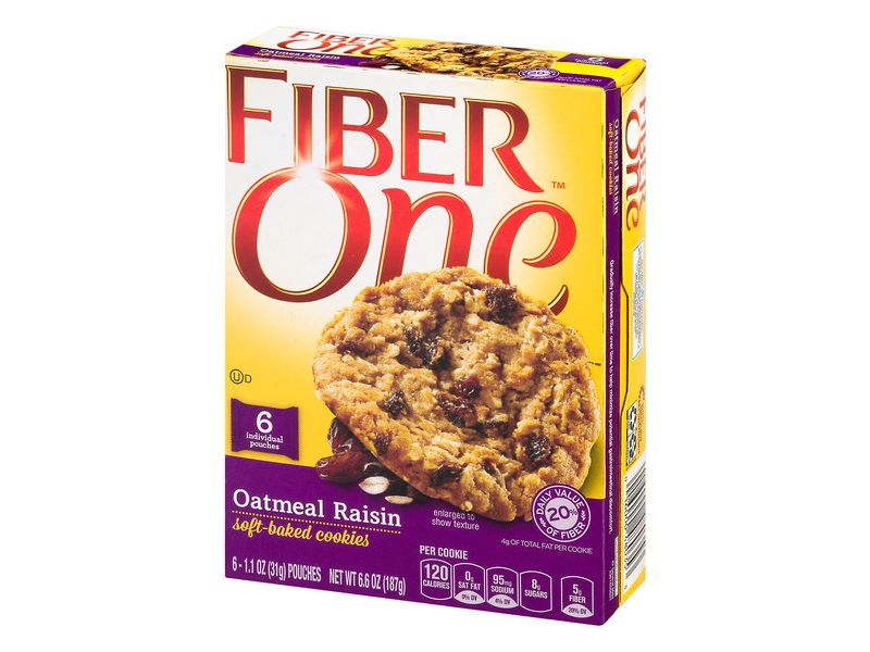 Fiber One Oatmeal Raisin Cookies - 6.6oz