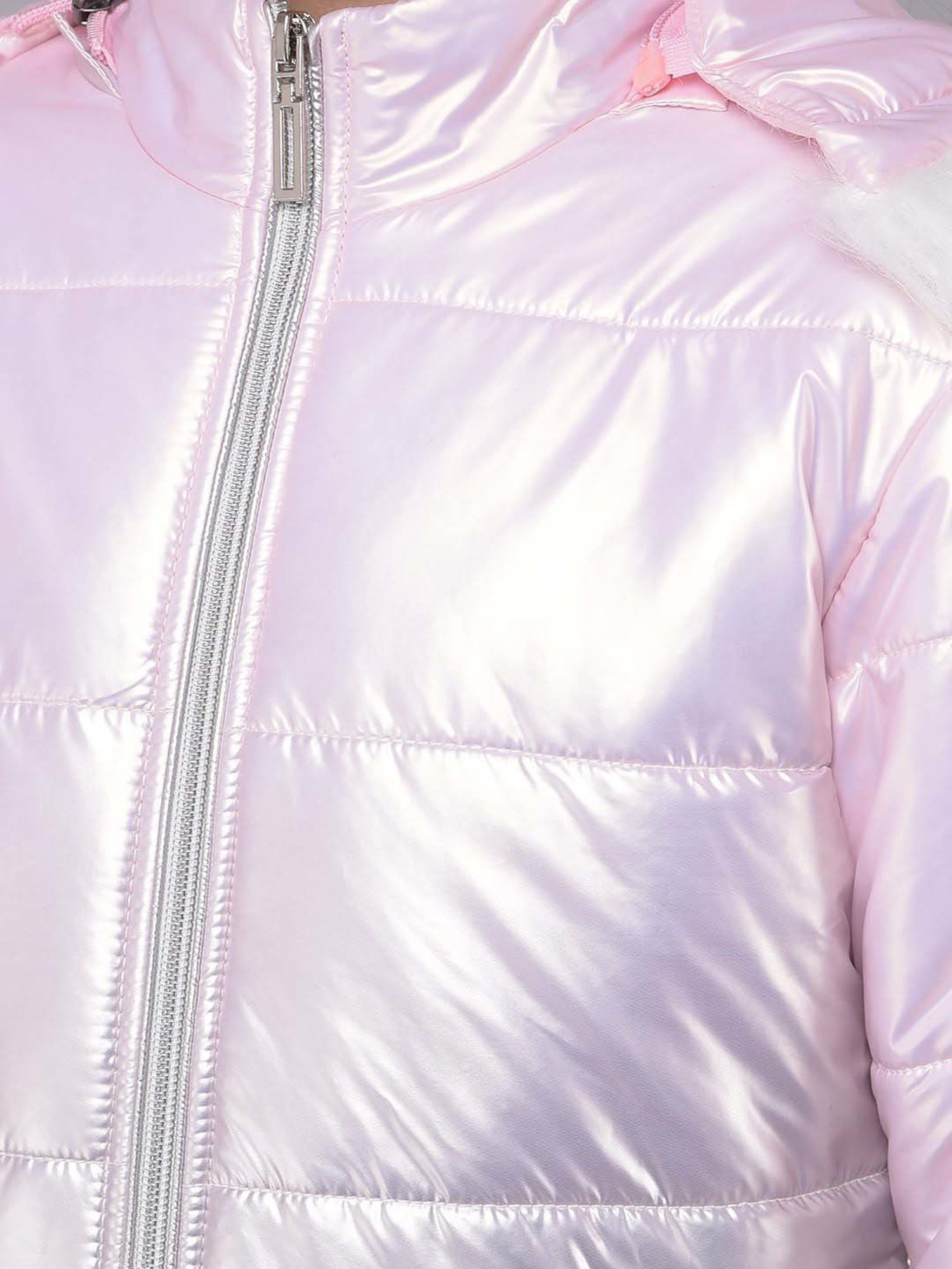 Elle Kids Black Self Pattern Jacket