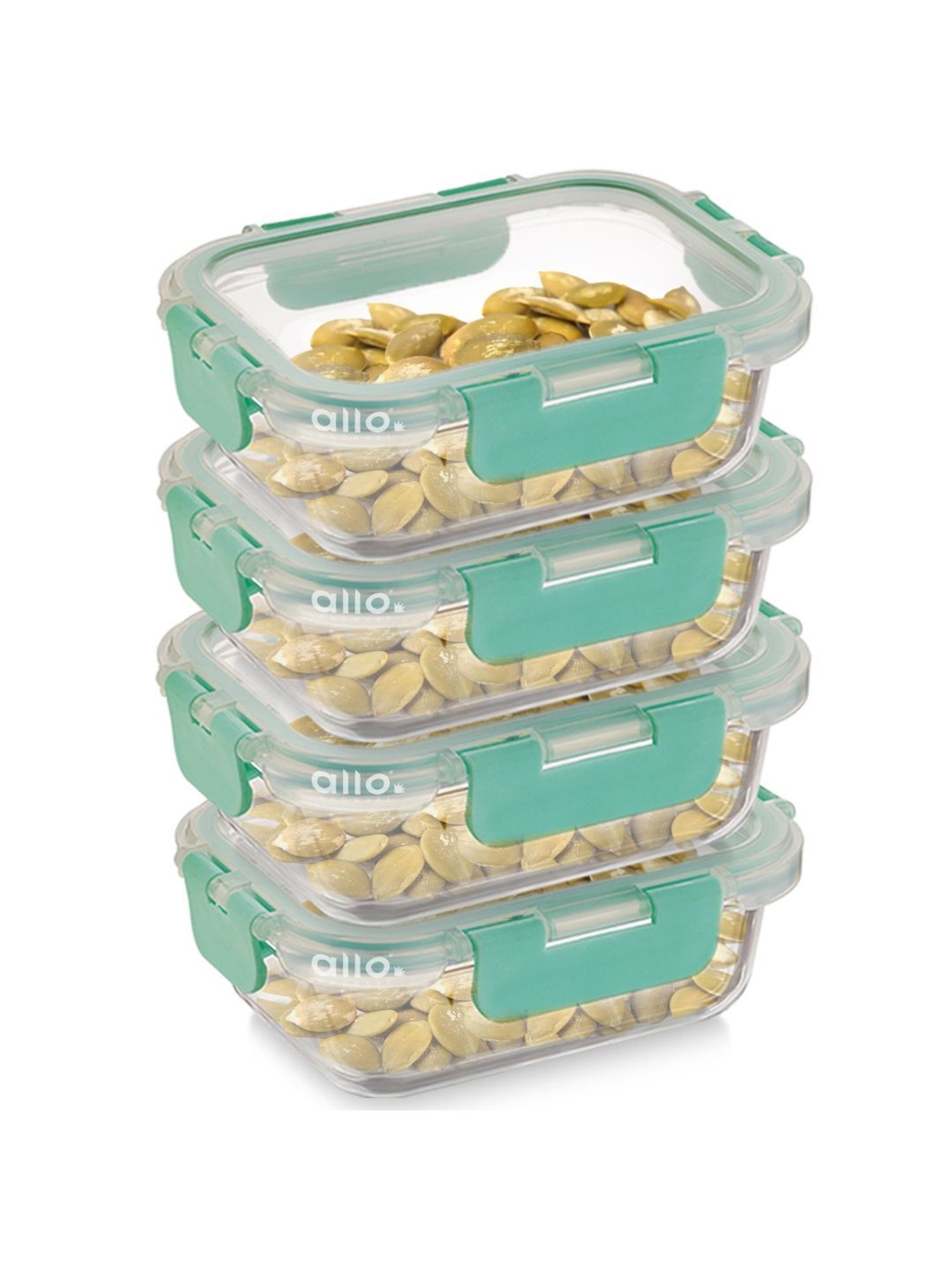 Borosilicate Glass Containers with Lids Microwave Safe Container for Glass Food Storage Containers