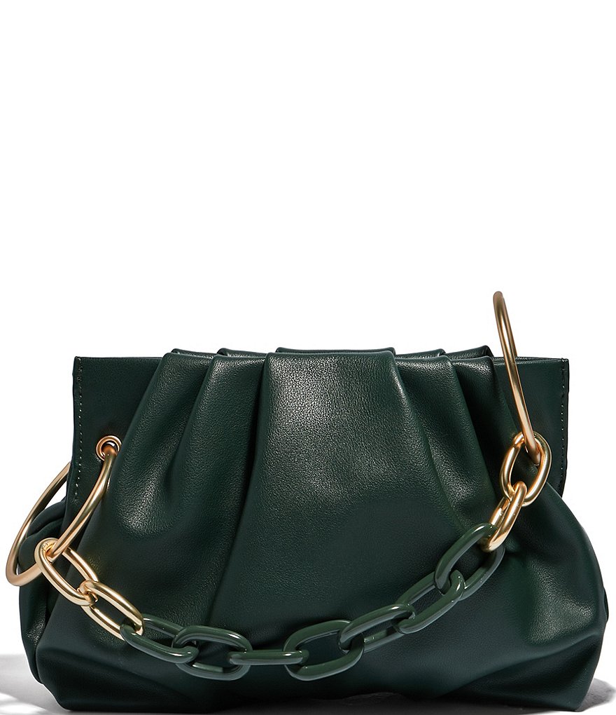 House of Want Chill Vegan Leather Chain Strap Framed Clutch Bag