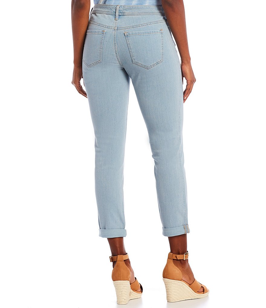 Code Bleu Stretch Denim Weekend Rolled Cuff Jeans