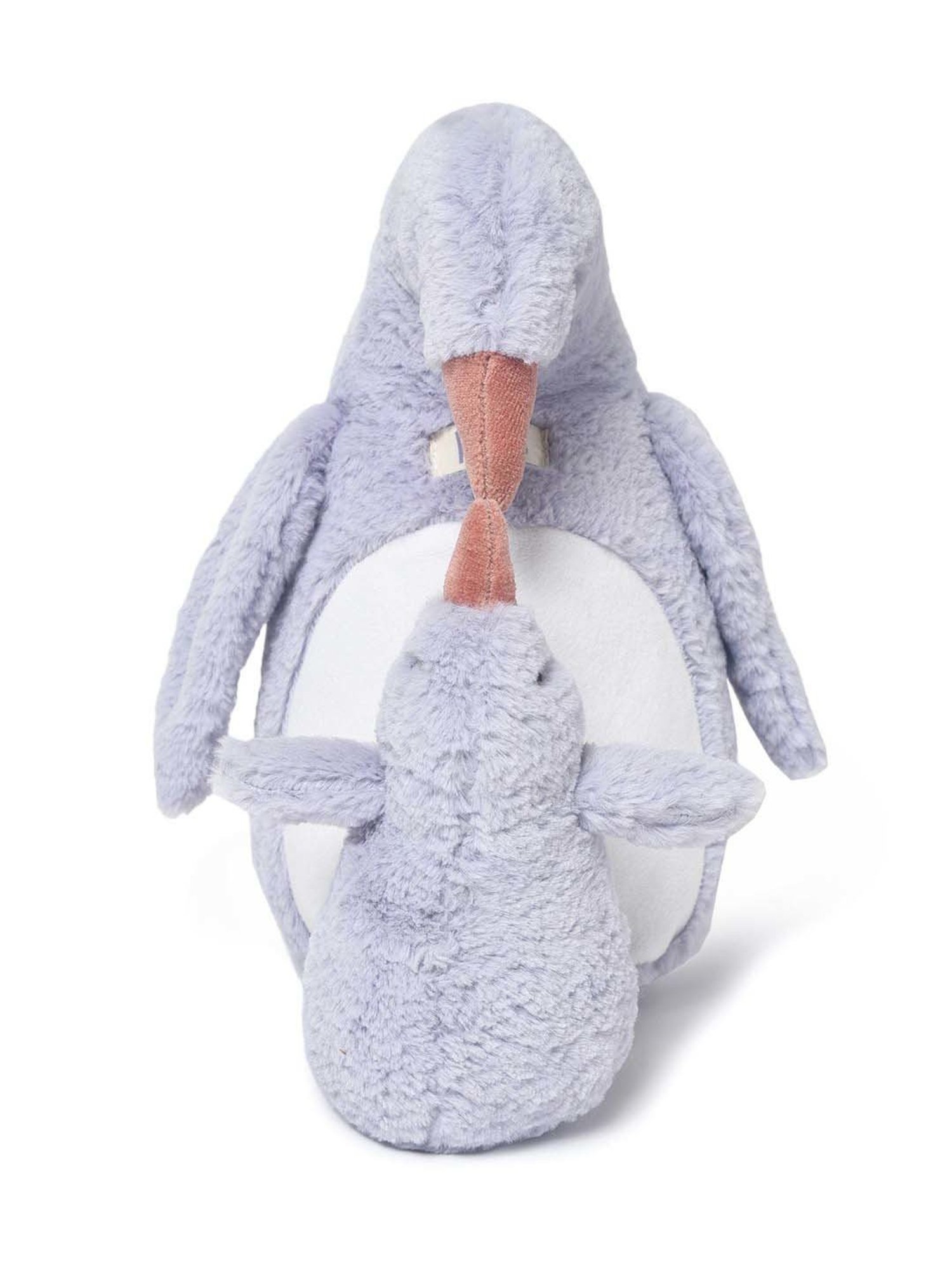 MiArcus Kids Purple & White Mother and Baby Penguin Soft Toy