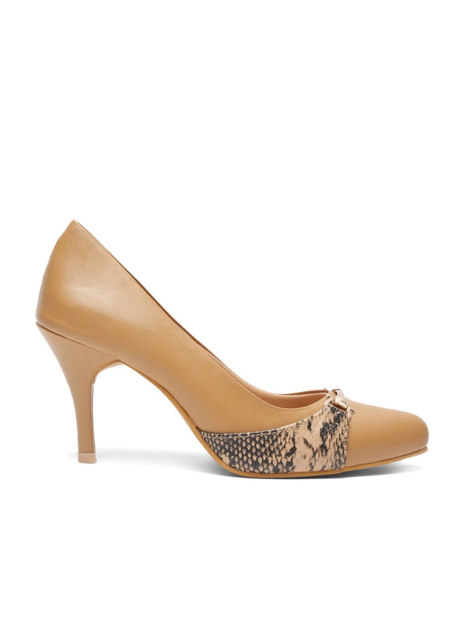Pelle Albero Women's Beige Stiletto Pumps