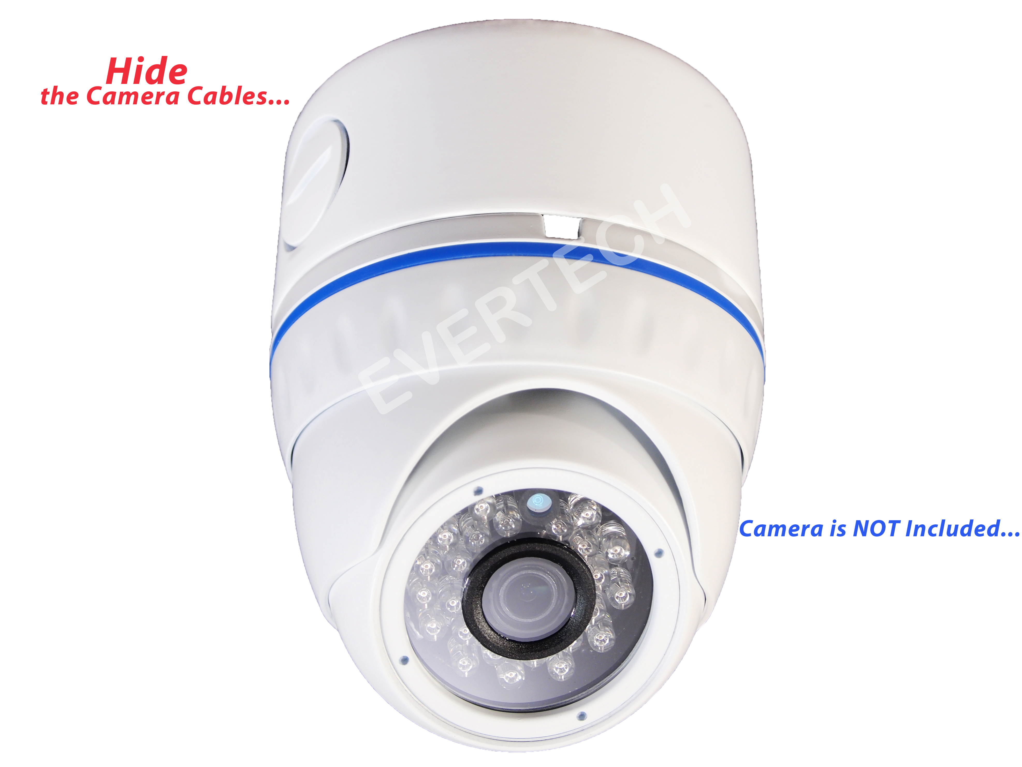 White 3.75" Camera Mounting Base Junction Outlet Box for Fixed Lens Dome CCTV Security Cameras