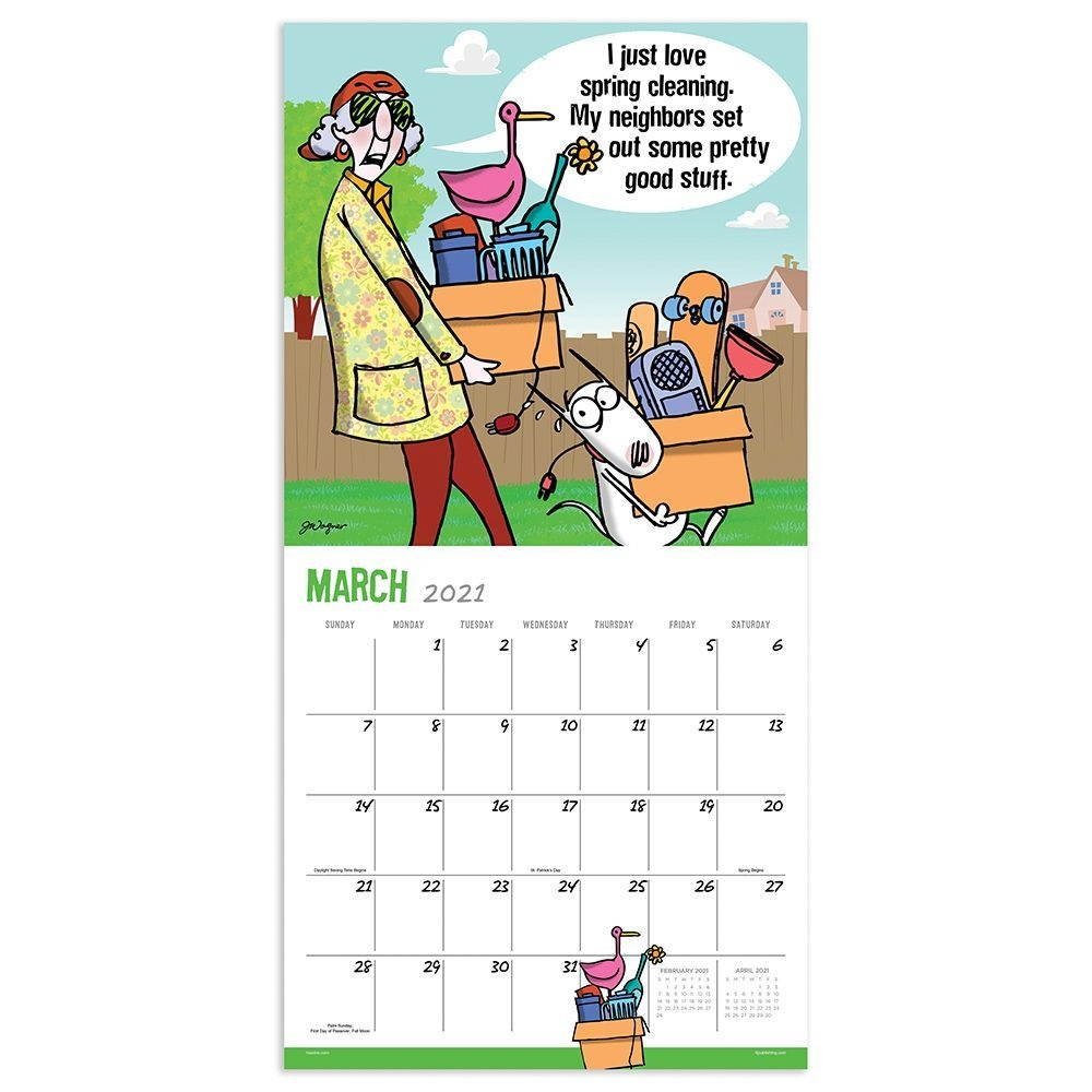 TF Publishing,  Maxine Wall Calendar 2021