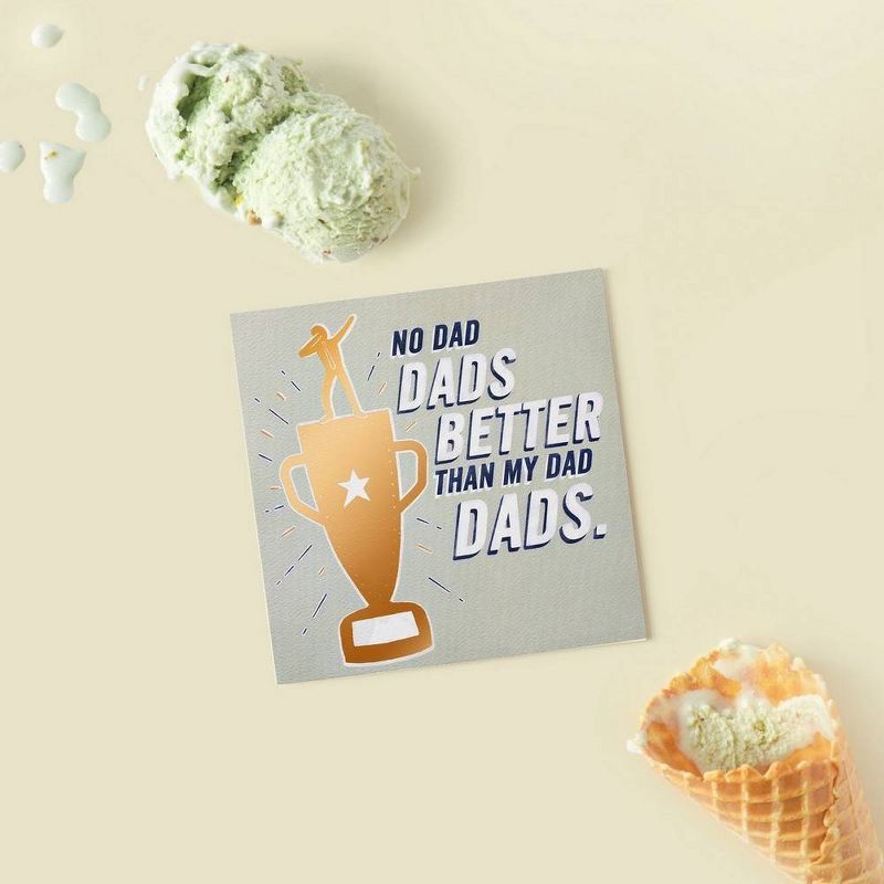 Father's Day Card Trophy