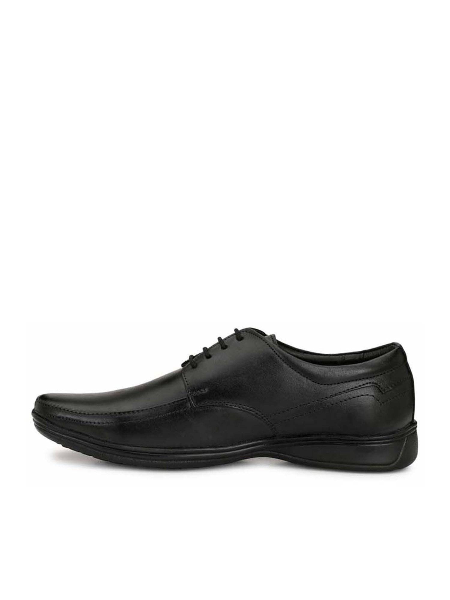 Eego Italy Men's Black Derby Shoes