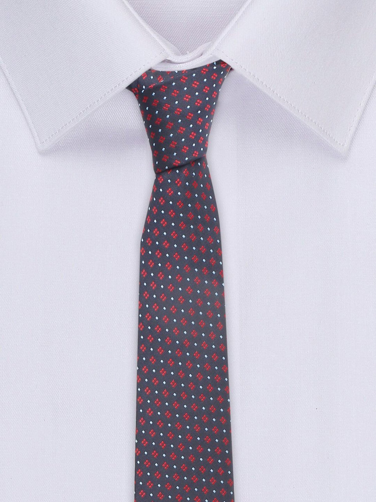 Louis Stitch Navy Embroidered Necktie Gift Set - Set of 3